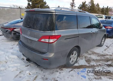 2012 Nissan Quest Sv z USA, uszkodzony, nr VIN JN8AE2KP0C9039090